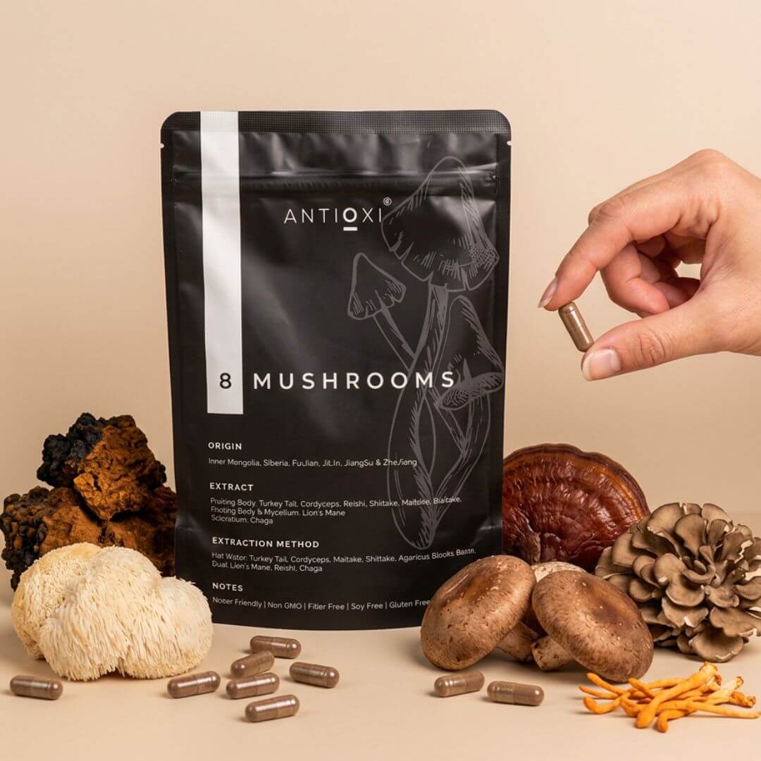 8 Mushrooms Blend Capsules
